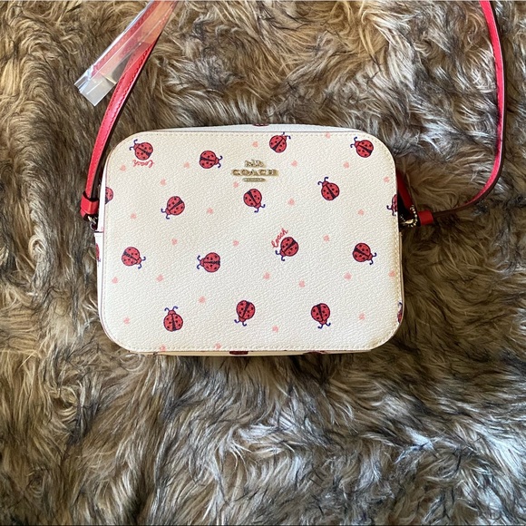 Coach Handbags - Coach camera bag with ladybug print